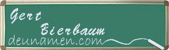 Gert Bierbaum Visitenkarte